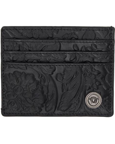 versace barocco card holder